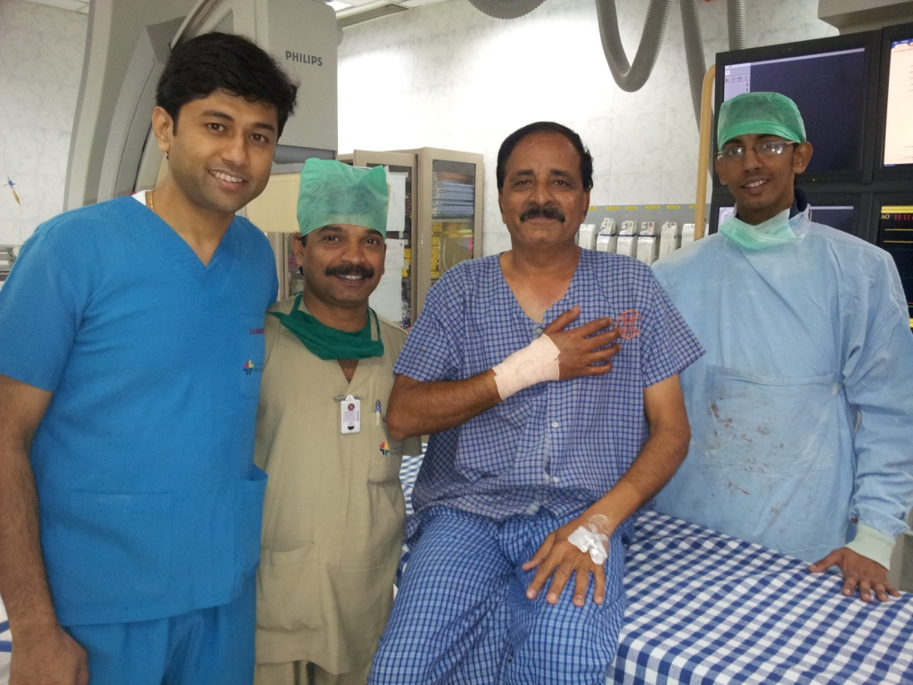 Dr. Couch with Patient